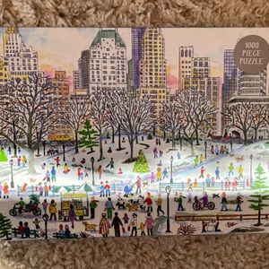 Winter in Central Park Galison 1000 pieces puzzle